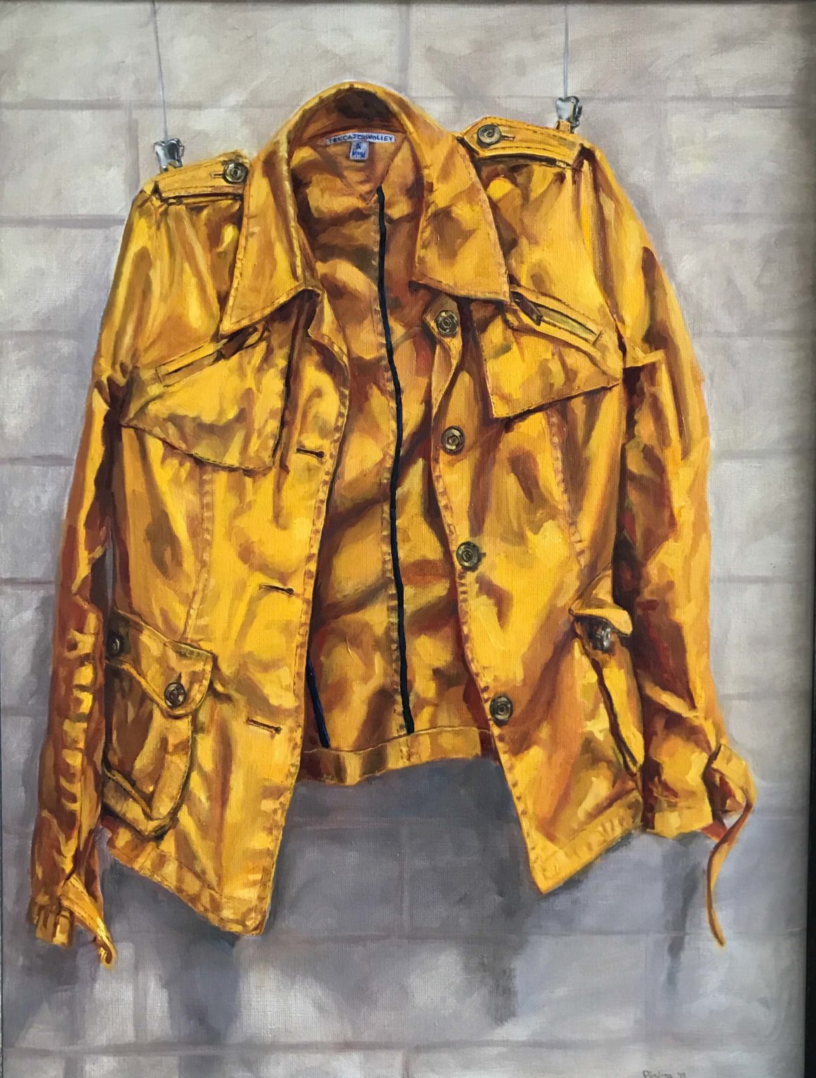 Yellow jacket | Oil on linen, 79cm x 59cm